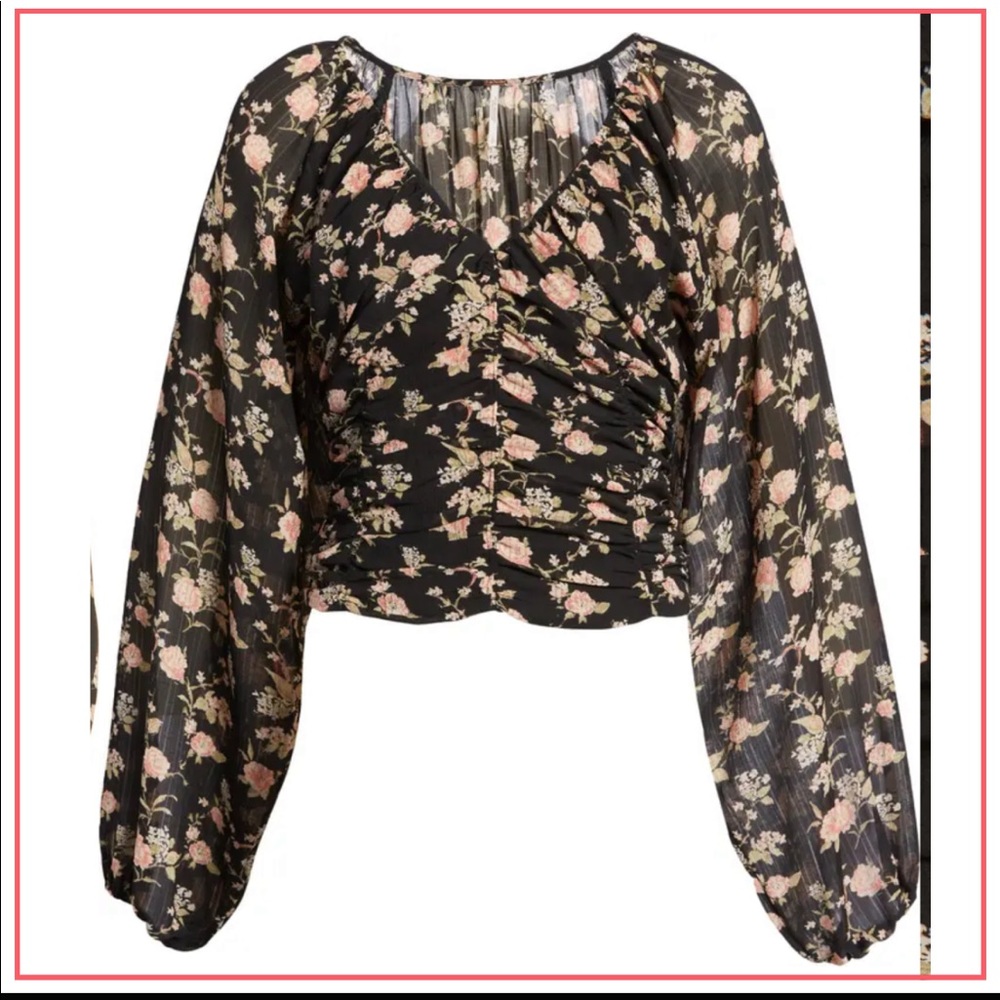 NWT Free People New Final Rose Blouse - Picture 7 of 9